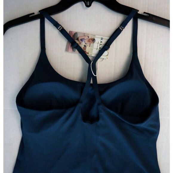 Halara Women Sz S Dark Turquoise Play It My Way Crisscross Backless Active Dress - Picture 3 of 6